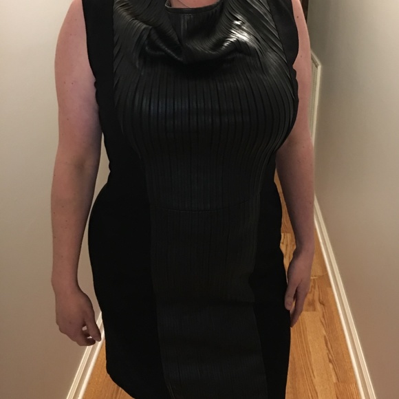 leather dress size 16